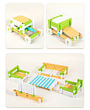 Дерев’яний конструктор з фігурками тварин та транспорту 120 деталей, фото 7