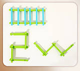 Дерев’яний конструктор з фігурками тварин та транспорту 120 деталей, фото 9