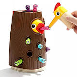 Магнітна гра LimoToy Нагодуй дятла FT 0015, фото 3