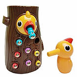 Магнітна гра LimoToy Нагодуй дятла FT 0015, фото 4