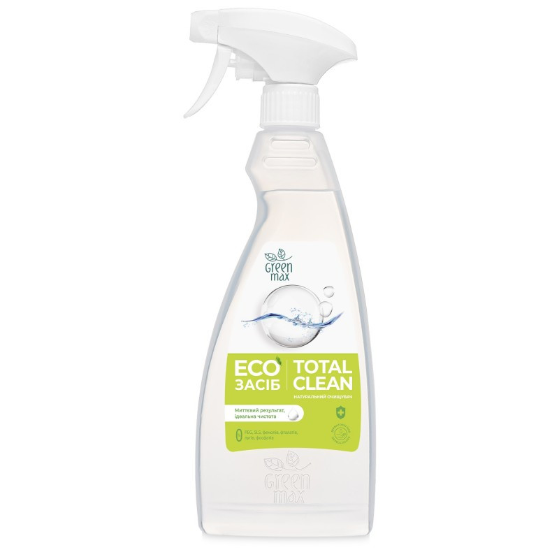 Еко засіб Green Max Total Clean натуральний універсальний очисник 500 мл