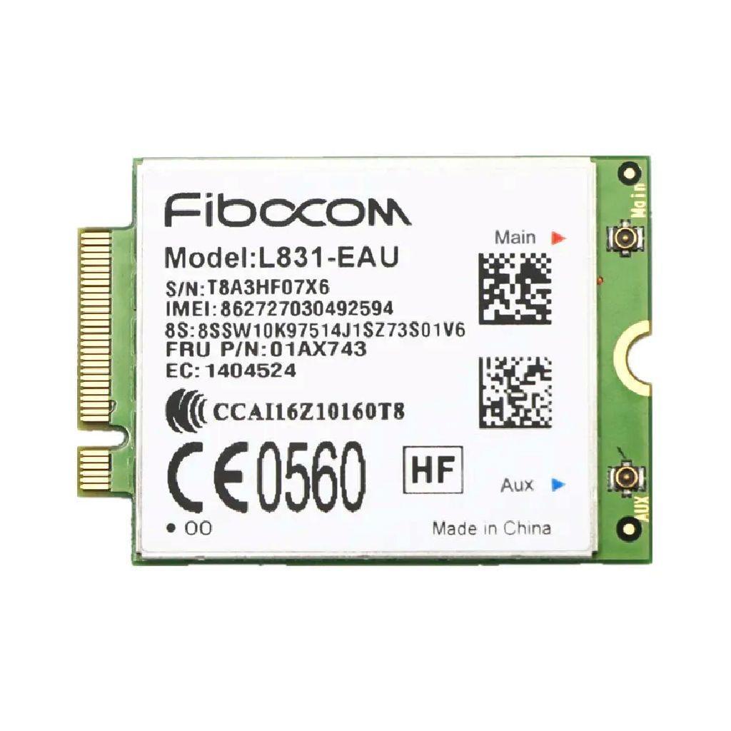 4G (LTE) модем M2 для ноутбуків Lenovo ThinkPad (Fibocom L831-EAU 01AX743)