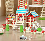 Дерев’яний конструктор Моя Ферма з фігурками 105 деталей + 13 фігур, фото 3