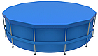 Круглий каркасний басейн Avenli (366 x 76 см) для дорослих і дітей, комплектація 19в1, Синій, фото 9