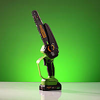 Акумуляторна міні пила Procraft PKA44 (2 шини 15см і 20 см, 20В, 1 АКБ 2Ач) Безщіткова ланцюгова пила Прокрафт PKA-44