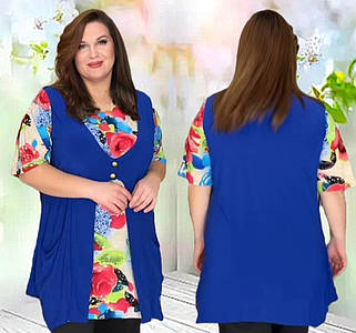 Літня туніка дуже великих розмірів