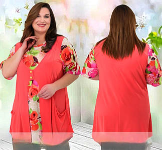 Літня туніка великих розмірів Новинка