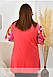 Літня туніка великих розмірів Новинка, фото 8