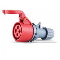 224 Силова розетка 3Р+РЕ 32А G-SLEE-124k IP44, для 380 В GISELT, переносна, роз'єм