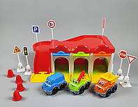 8584 | Іграшка гараж з машинками для найменших | Паркінг ТехноК