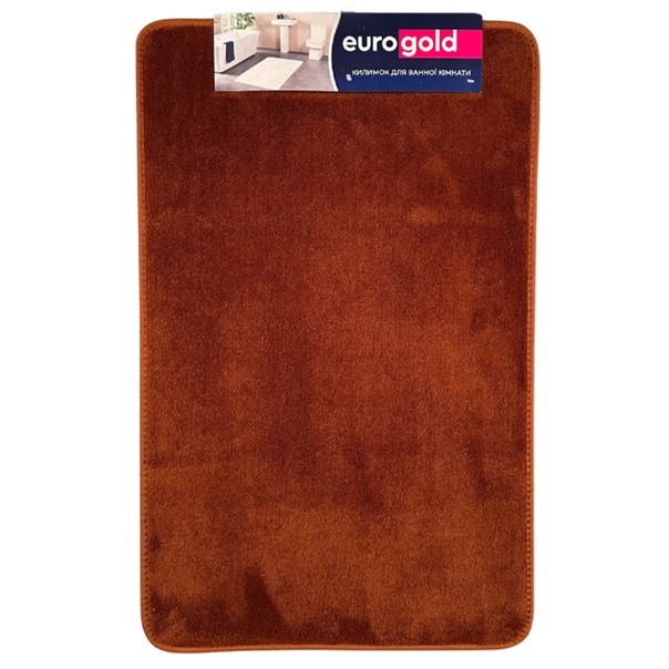 Килимок у ванну Eurogold 7129400094 50х80 см коричневий 5082493
