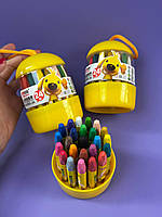 Набор восковых карандашей 24 цвета мела CE150409, р-к мела 7, 5, упаковка 7, 5*11см