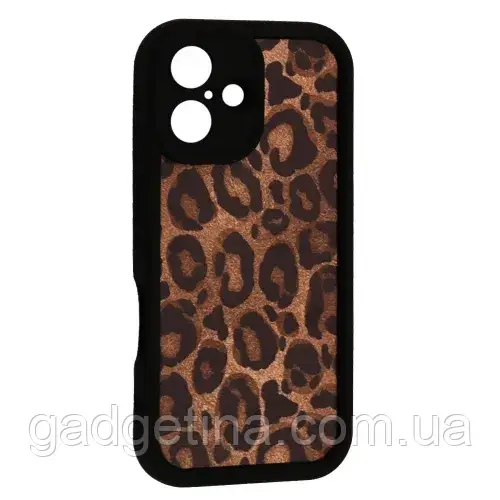 Чехол LEOPARD Case for iPhone 16 Black, фото 1