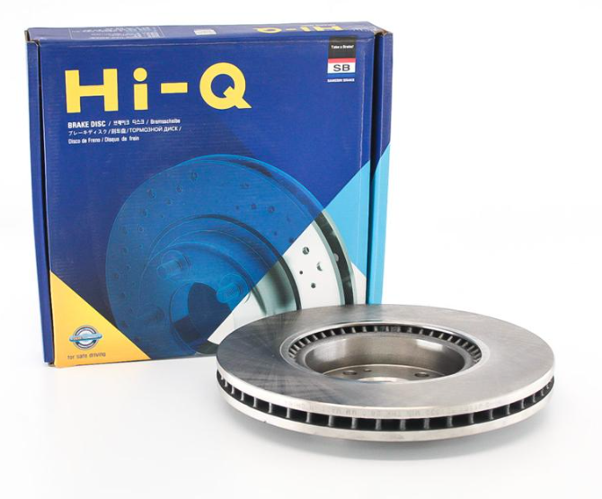 Передній гальмівний диск Туксон JM, Спортаж SL, Грандер, Оптима, Сид JD, Каренс 4, Соната 5 (517123K110) Sangsin Hi-Q SD1069, фото 1