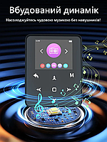 MP3 плеєр Benjie M7 2,4" Bluetooth 5.3 Hi-Fi 64Gb із зовнішнім динаміком Type C металевий, фото 2
