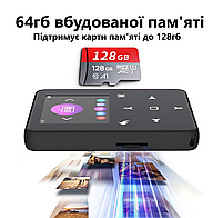 MP3 плеєр Benjie M7 2,4" Bluetooth 5.3 Hi-Fi 64Gb із зовнішнім динаміком Type C металевий, фото 3