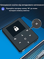 MP3 плеєр Benjie M7 2,4" Bluetooth 5.3 Hi-Fi 64Gb із зовнішнім динаміком Type C металевий, фото 8