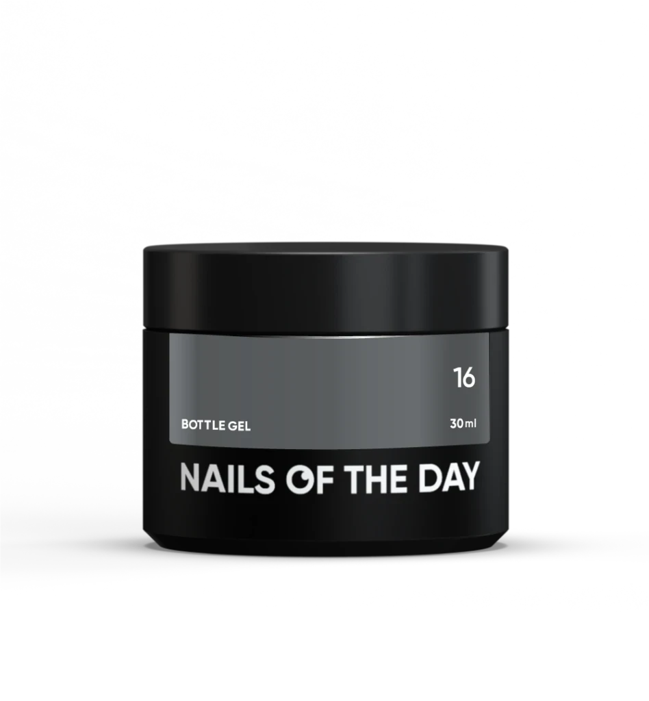 Сірий ботл гель NAILSOFTHEDAY Bottle gel 30 мл номер 16