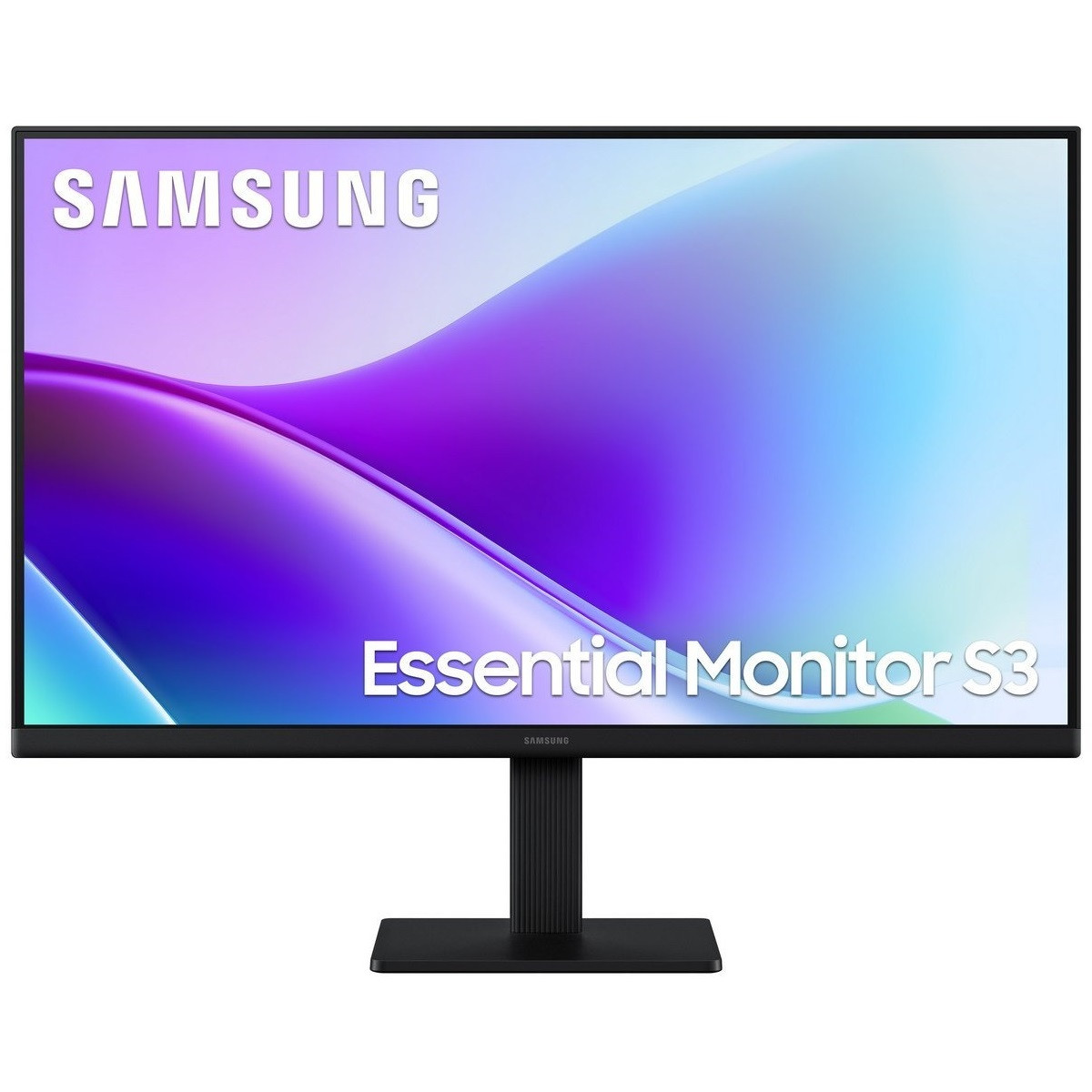 Монiтор Samsung 24" Essential S3 LS24F320 (LS24F320GAIXCI) IPS Black 120Hz, фото 1