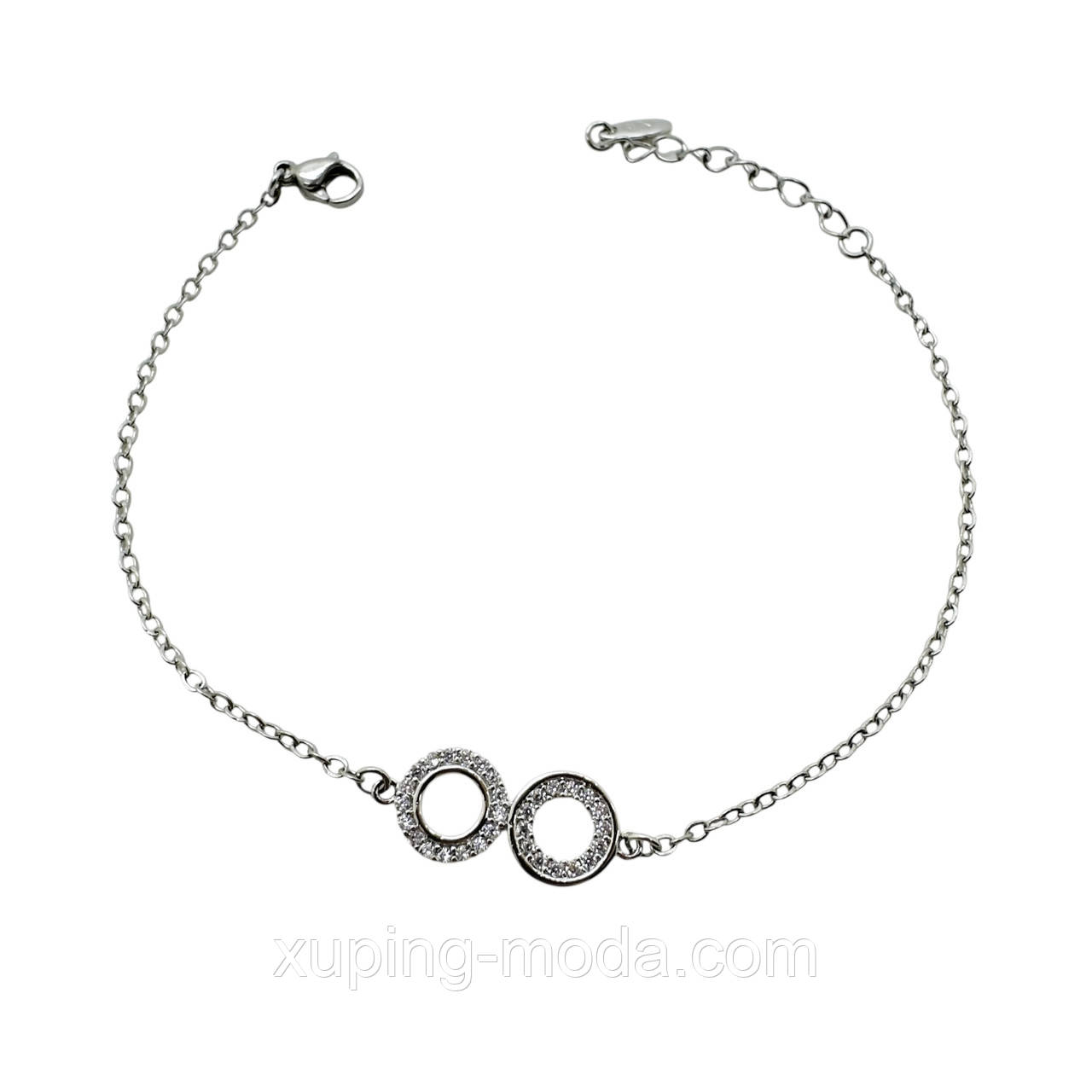 17+3 см. Браслет xuping. Родій, фото 1