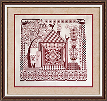 Набір для вишивання хрестиком Lady Di О-001 Оберіг рідного дому