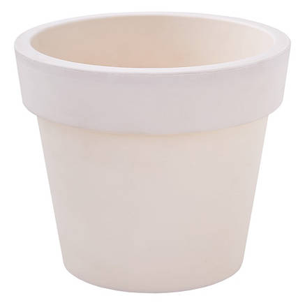 Горщик для квітів Алеана Гамма 12 л Біла троянда (32×27 см, пластик), фото 2