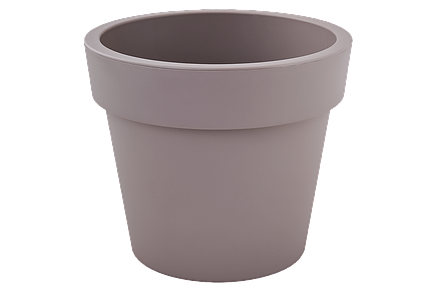 Горщик для квітів Алеана Гамма 7 л Какао (26×22 см, пластик), фото 2