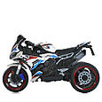 Дитячий електромотоцикл BMW RR Bambi Racer 12V, EVA колеса, MP3, світло, звук (3–8 років), фото 3