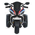Дитячий електромотоцикл BMW RR Bambi Racer 12V, EVA колеса, MP3, світло, звук (3–8 років), фото 5