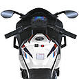 Дитячий електромотоцикл BMW RR Bambi Racer 12V, EVA колеса, MP3, світло, звук (3–8 років), фото 8