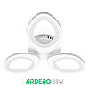 LED люстра Ardero AL6153 ARD 38W SOFI 3230Lm 5000K пелюсткова біла (світильник без пульта) Ø540х70мм, фото 7