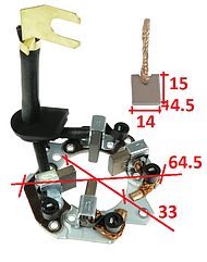Щітковий вузол стартера ACURA ALFA ROMEO CHEVROLET FIAT INFINITI ISUZU JOHN DEERE LANCIA NISSAN OPEL