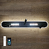 Керований LED світильник Esllse SHEFFIELD 52+6W 3RL APP чорний з пультом та додатком для смартфону 800x120мм BLACK/WHITE, фото 3