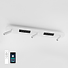 Керований LED світильник Esllse SHEFFIELD 52+6W 3RL APP білий з пультом та додатком для смартфону 800x120мм WHITE/BLACK, фото 8