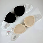 Невидимі силиконові Fly-bra з наліпками по боках #2215 С, фото 2