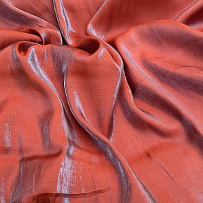 Тканина штапель органза натуральна 150 см Бордовий