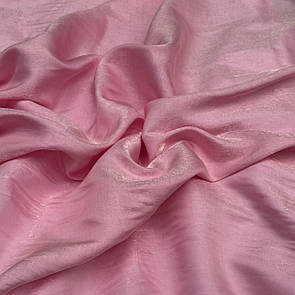 Тканина штапель органза натуральна 150 см Рожевий