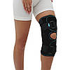 Бандаж колінного суглоба з шарнірами Alkom 3052. 1/30-35см. Жорсткий. Роз'ємний. Ортез коліна. Фіксатор коліна. Бандаж коліна., фото 3