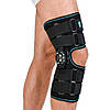 Бандаж колінного суглоба шарнірний з регульованим кутом Alkom 4032. 1/30-36см. Жорсткий. Роз'ємний. Ортез коліна. Фіксатор коліна., фото 2