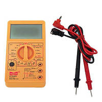 Мультиметр HAOYUE DT860D yellow, щупи