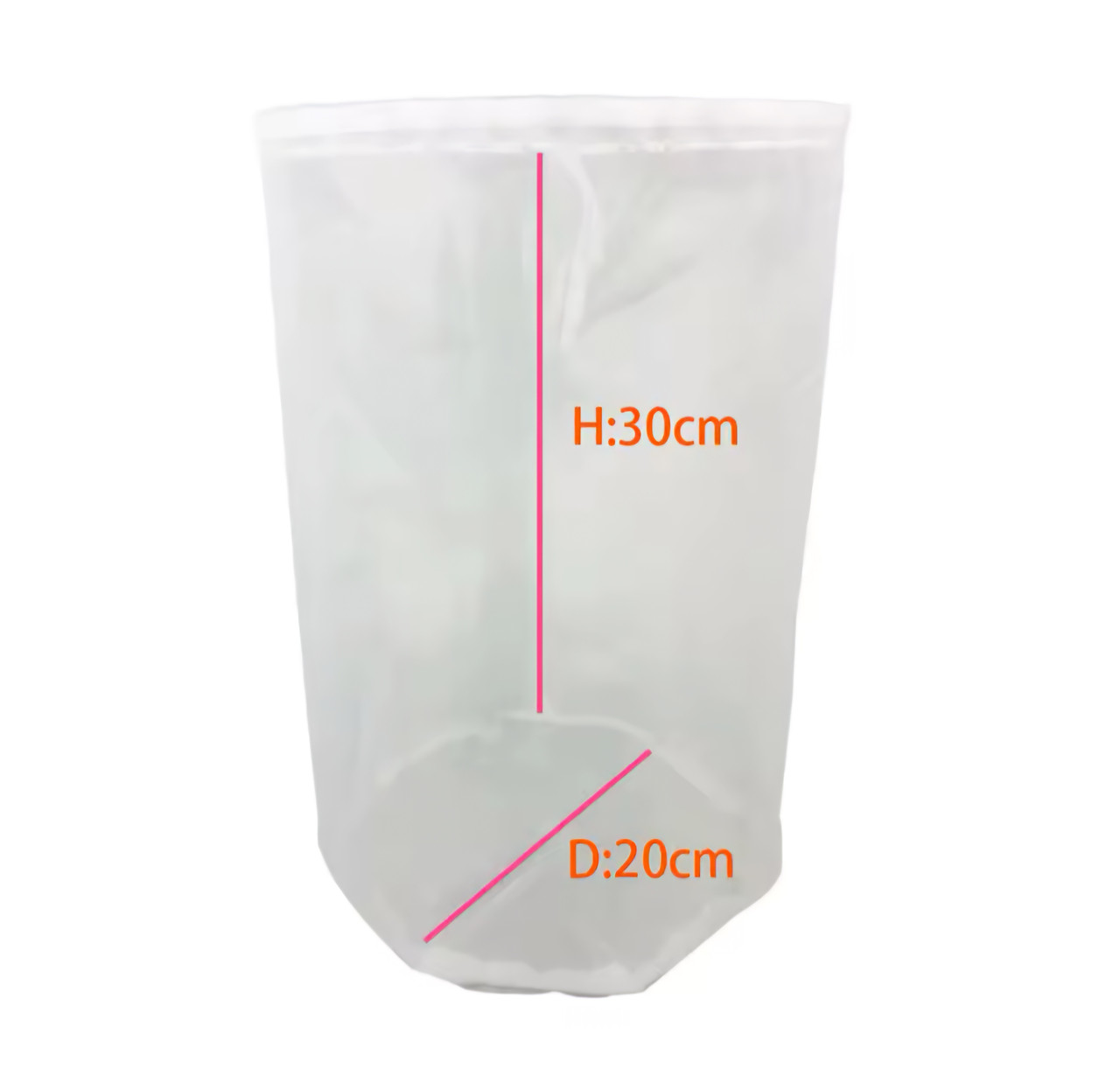 Мішок нейлон для молока творога сиру солода фільтр 20х30 см УСІ РОЗМІРИ соєвого оріхового молока бульону соку, фото 1