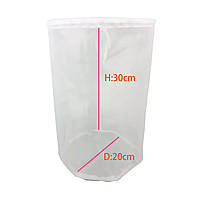Мішок нейлон для молока творога сиру солода фільтр 20х30 см УСІ РОЗМІРИ соєвого оріхового молока бульону соку