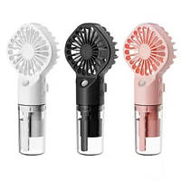 Вентилятор ручний портативний зі зволожувачем повітря