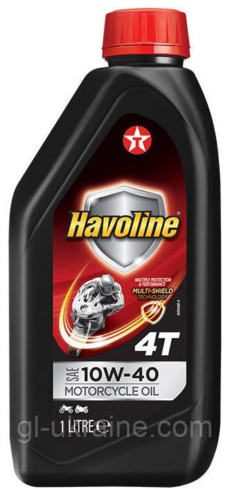 Олива для мототехніки Texaco Havoline 4T MCO 10W-40, 1л (803208NKE)