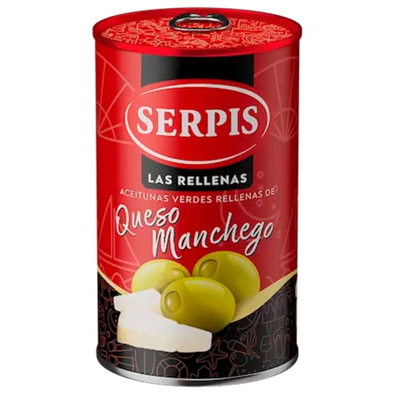 Оливки фаршировані сиром Manchego SERPIS 300г