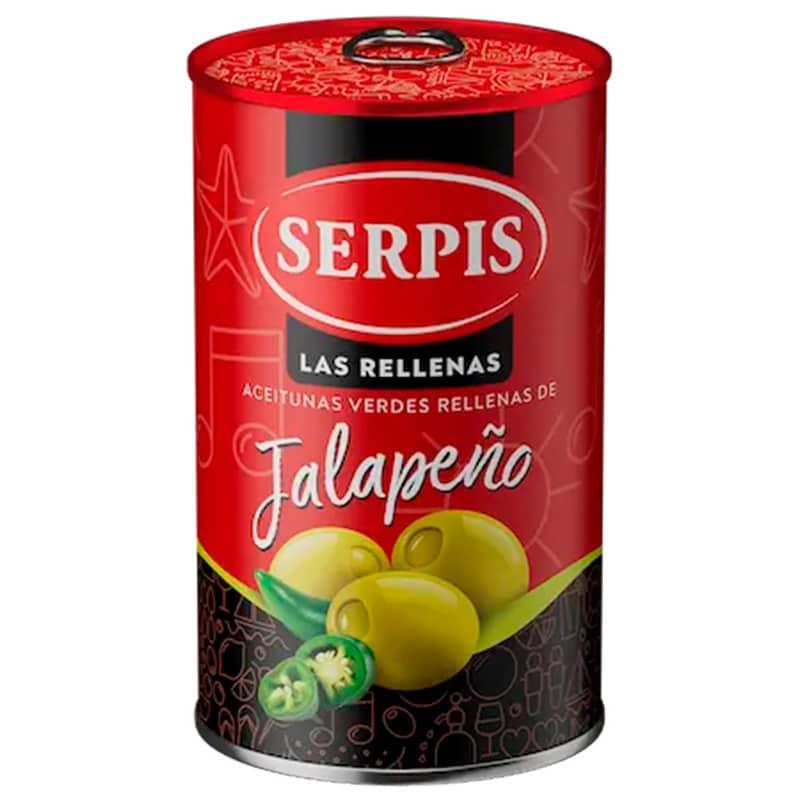 Оливки фаршировані халапеньйо Jalapeño SERPIS 300г