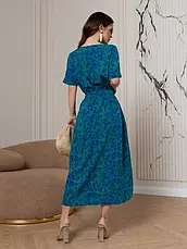 Плаття ISSA PLUS 14552 XXL зелений, фото 3