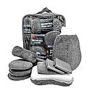 Набір для догляду за авто Infiniti (рушнику та щітка з логотипом + набір для мийки) 12 стравниць, фото 2