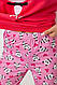 Піжама жіноча з принтом, колір рожевий, 243R15888, фото 5