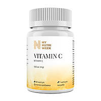 Вітамін С, Vitamin C, My Nutri Week, 500 мг, 60 капсул